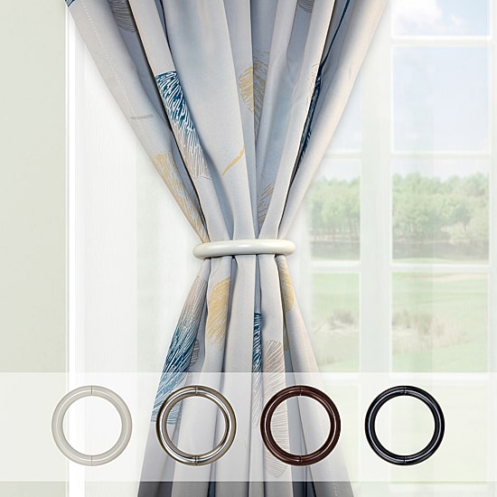 Rod Desyne Magnetic Hoop Pair 2-pc. Curtain Holdback