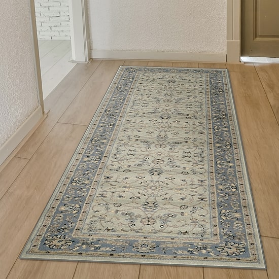 Radici Alba Motiff Traditional Oriental Indoor Rectangular Runner