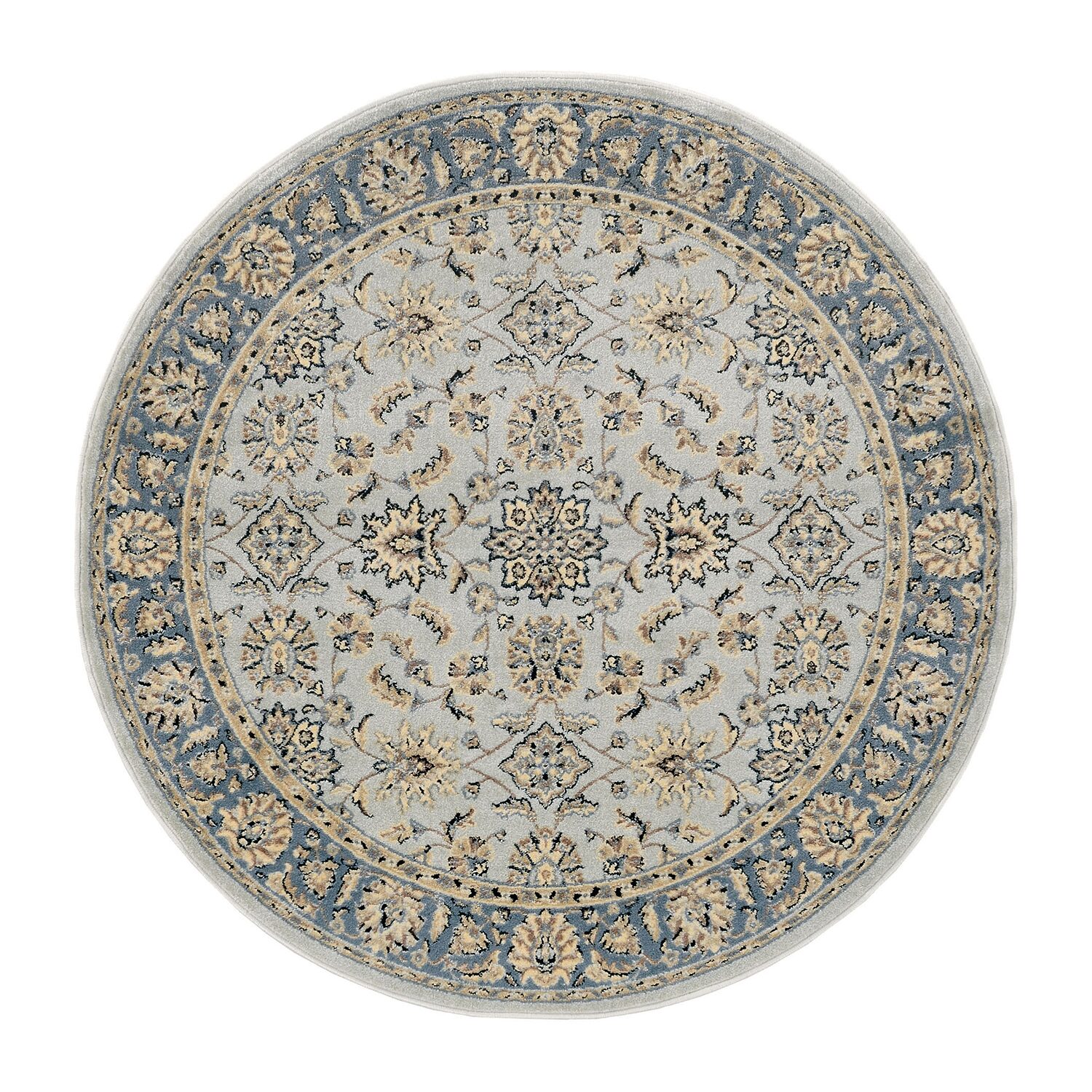 Radici Alba Regale Traditional Oriental Indoor Round Area Rug