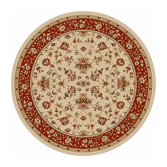 Radici Como Terry Traditional Oriental Indoor Round Area Rug