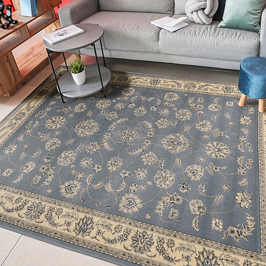 Radici Alba Motiff Traditional Oriental Indoor Rectangular Area Rug