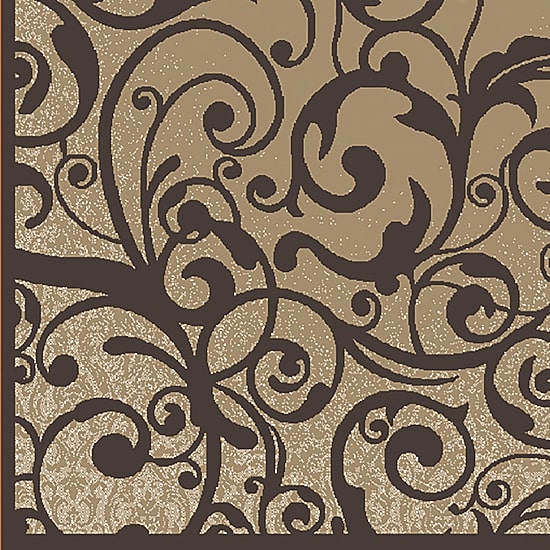 Radici Pisa Scroll Modern Transitional Area Rug