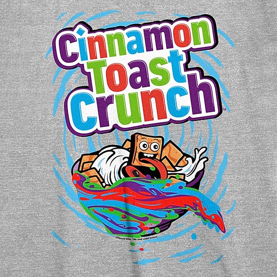 Cinnamon Toast Crunch Tee Womens Juniors Crew Neck Short Sleeve Regular Fit Graphic T-Shirt