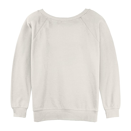 Womens Juniors Crew Neck Long Sleeve Sweatshirt