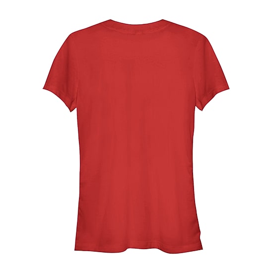 Womens Juniors Crew Neck Short Sleeve Regular Fit Mickey and Friends Mickey Mouse Graphic T-Shirt