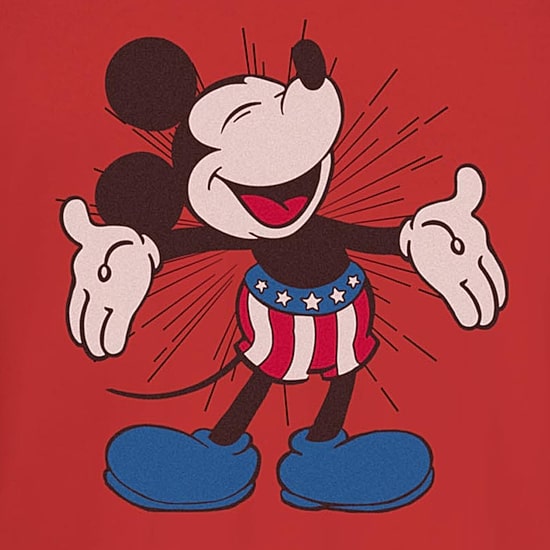 Womens Juniors Crew Neck Short Sleeve Regular Fit Mickey and Friends Mickey Mouse Graphic T-Shirt
