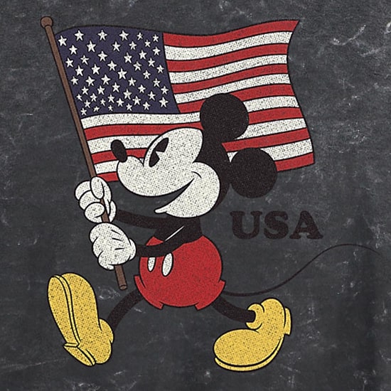 Womens Juniors Crew Neck Short Sleeve Regular Fit Mickey and Friends Mickey Mouse Graphic T-Shirt