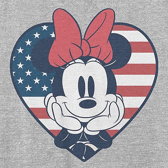 Womens Juniors Crew Neck Short Sleeve Regular Fit Mickey and Friends Minnie Mouse Graphic T-Shirt
