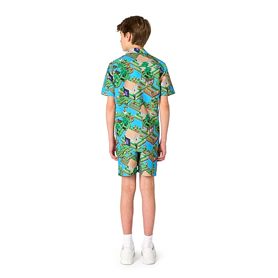 Opposuits Big Kid Boys Minecraft 2-pc. Short Set
