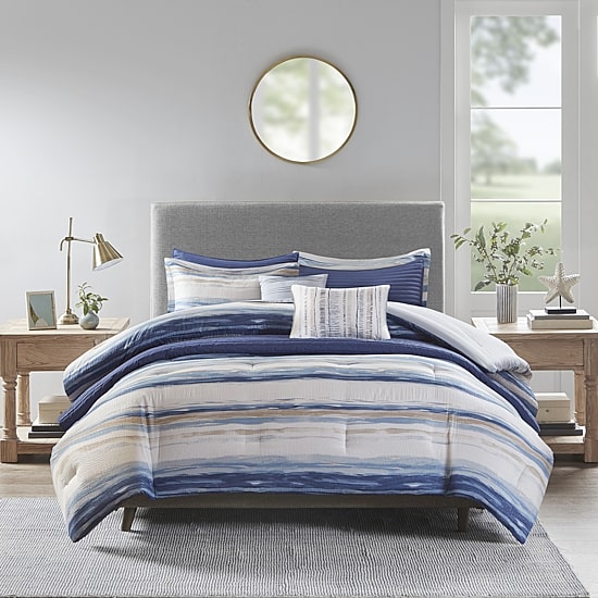 Madison Park Anchorage 8-pc. Comforter and Coverlet Set