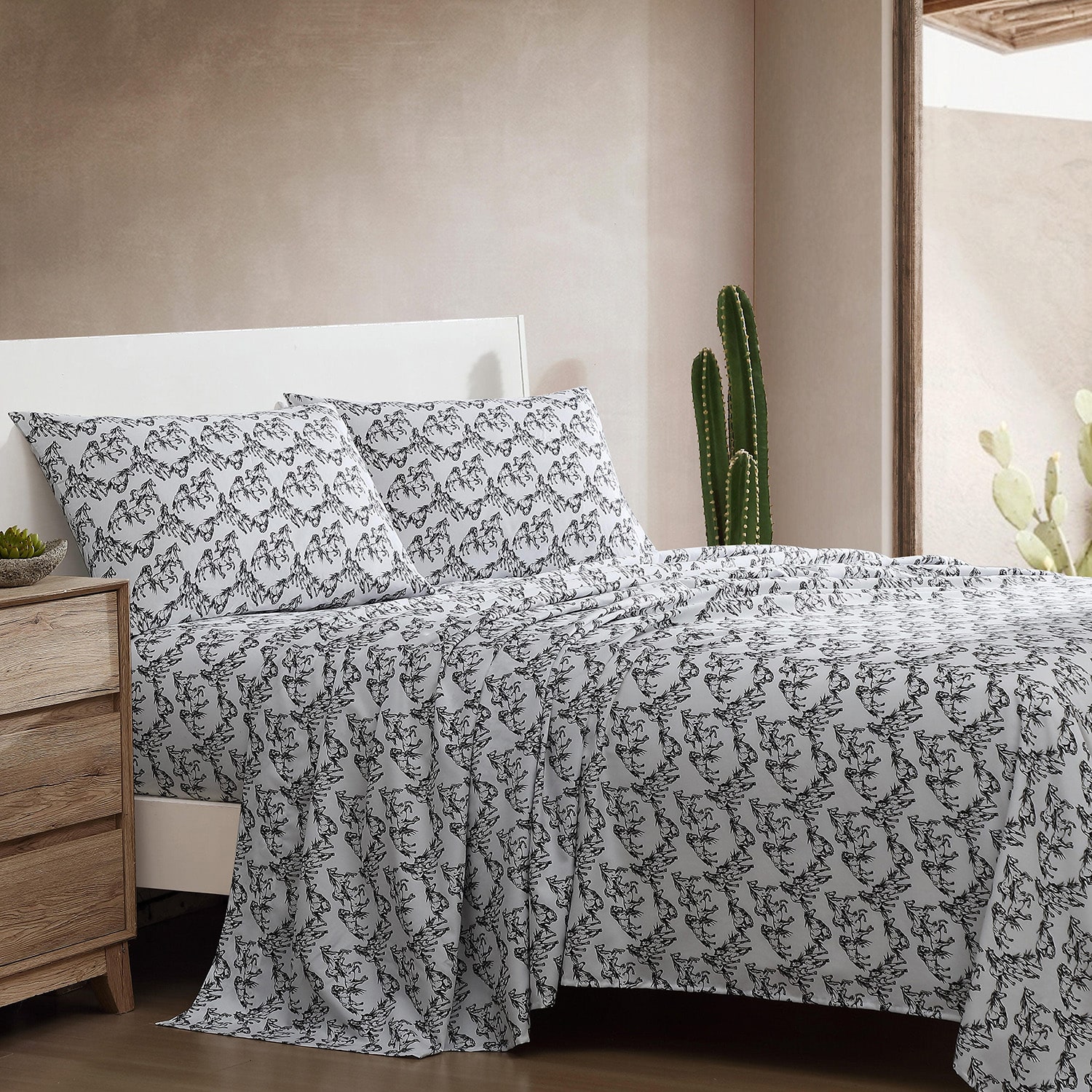 Wrangler Mustangs Sheet Set