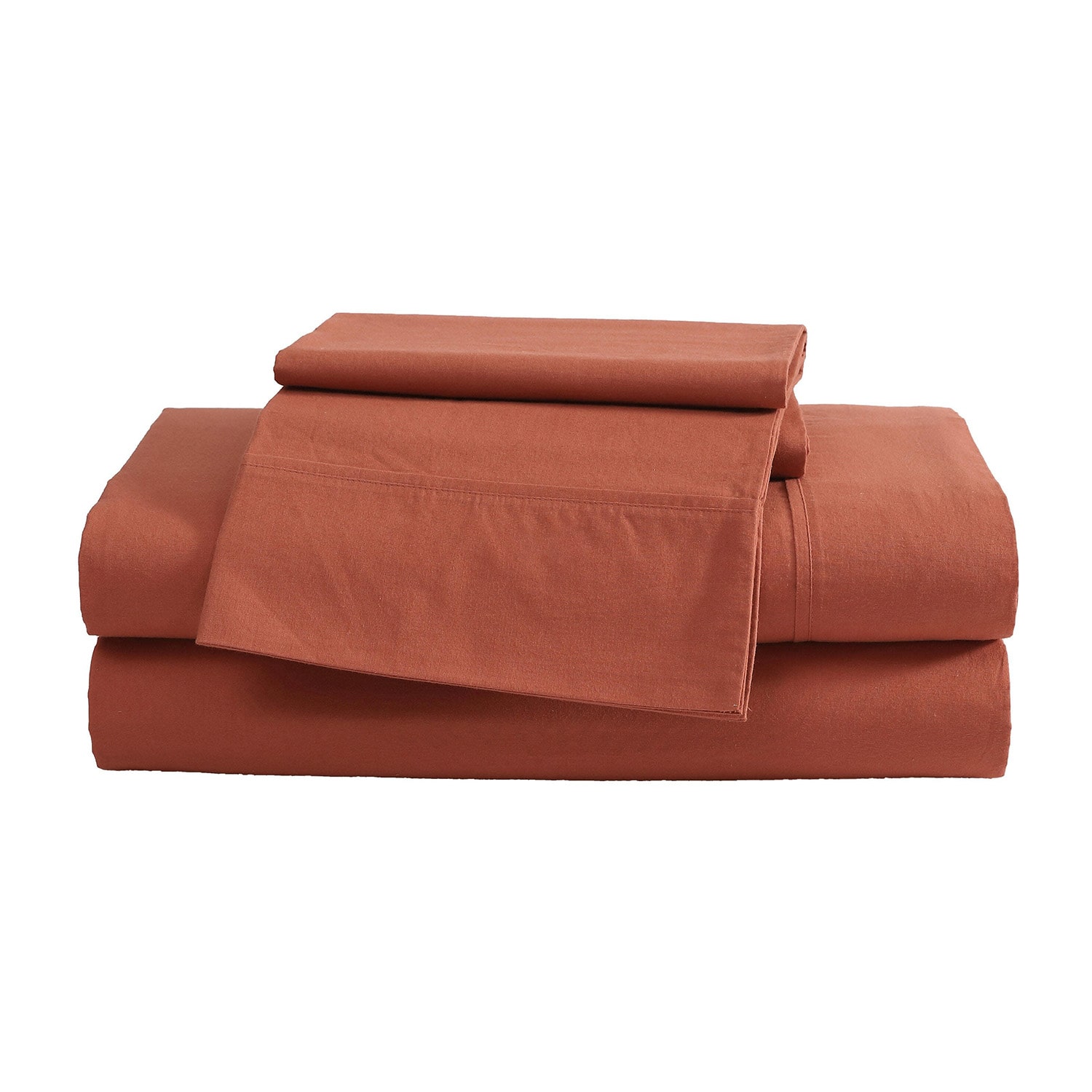 Eddie Bauer Solid Peached Percale Sheet Set
