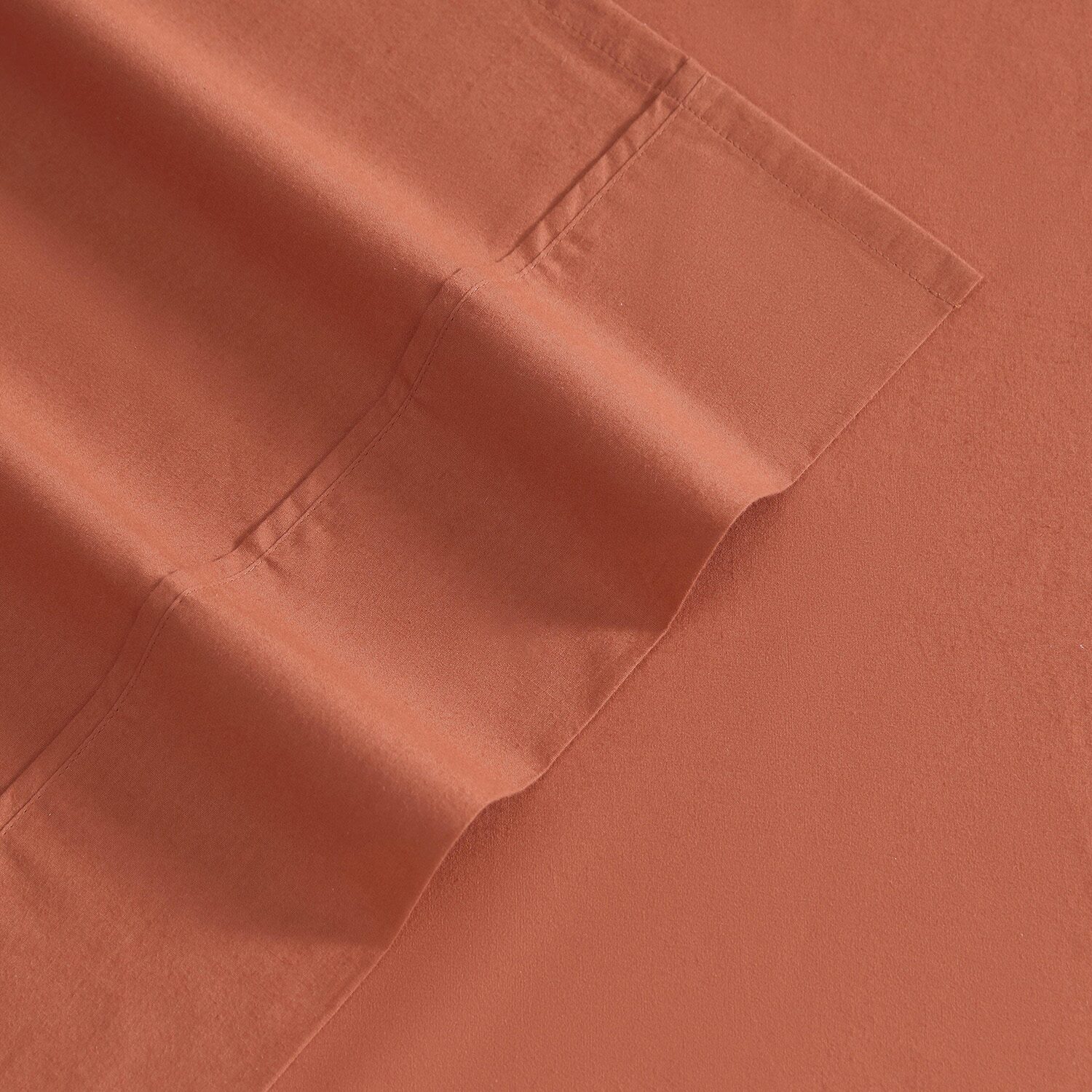 Eddie Bauer Solid Peached Percale Sheet Set