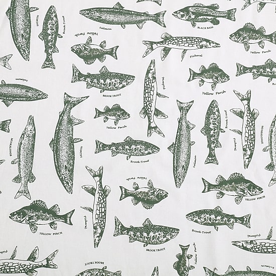 Eddie Bauer Wes Fish Face Sheet Set