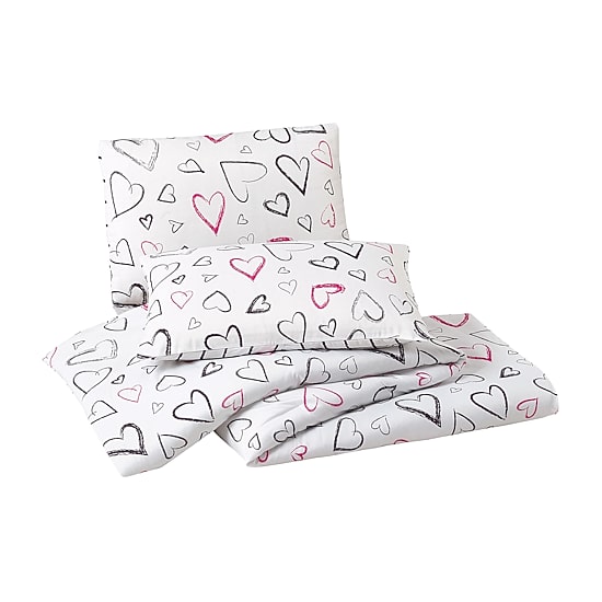 Urban Playground Roxy Hearts Reversible Reversible Comforter Set