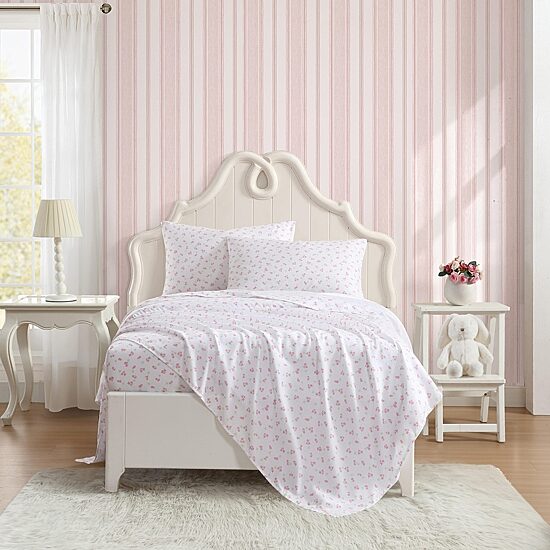 Laura Ashley Lovely Bows Sheet Set