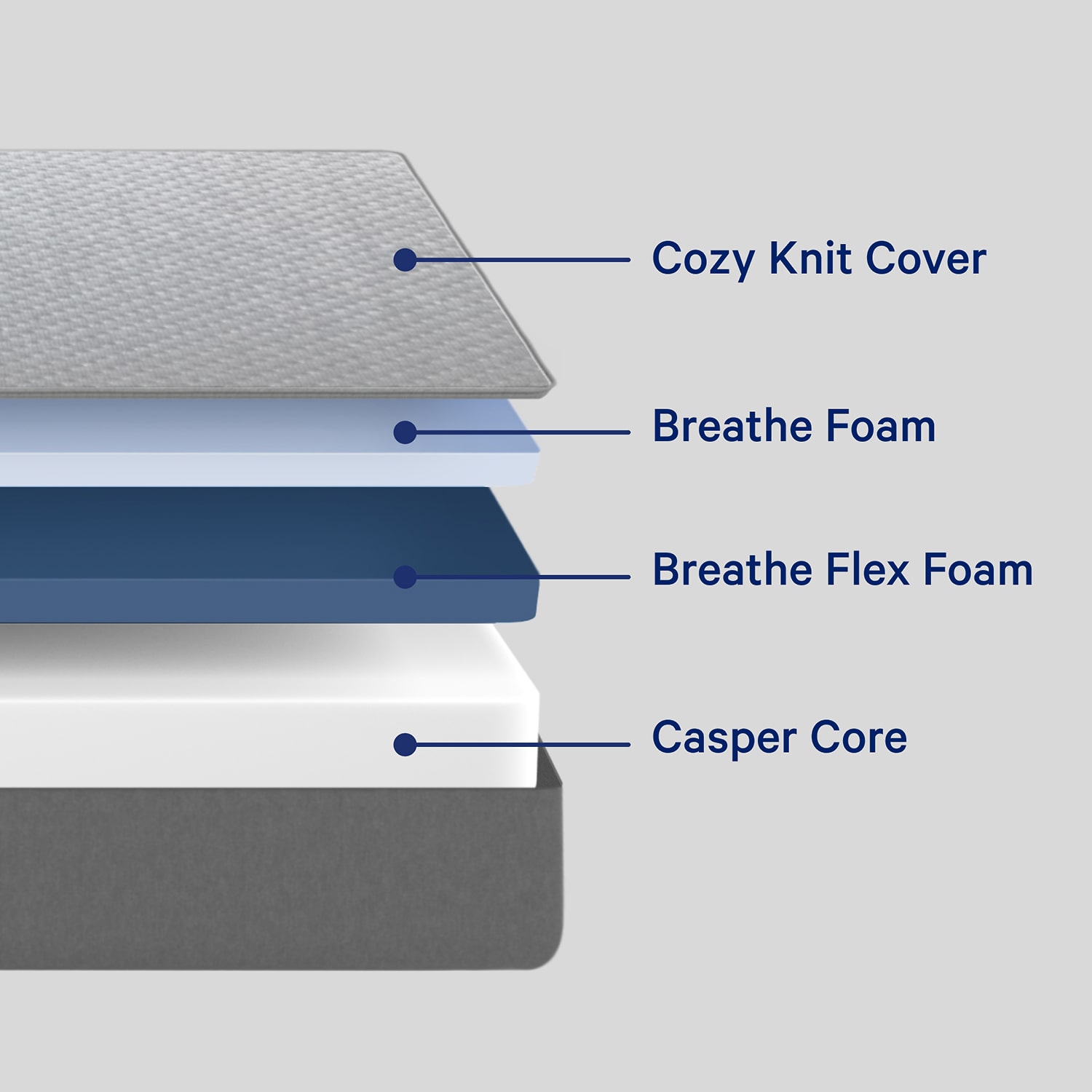 The Casper Slate 11" Firm - Mattress a Box