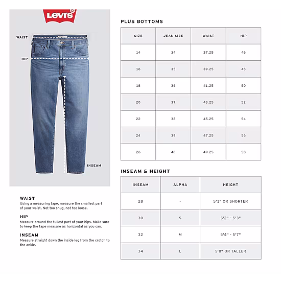 Levi's® Womens Plus 721 High Rise Skinny Jean