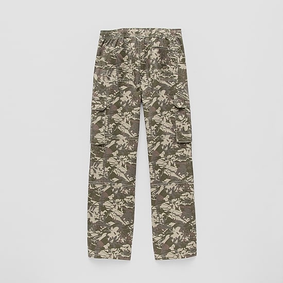 Thereabouts Pull-On Little & Big Kid Boys Adjustable Waist Straight Cargo Pant
