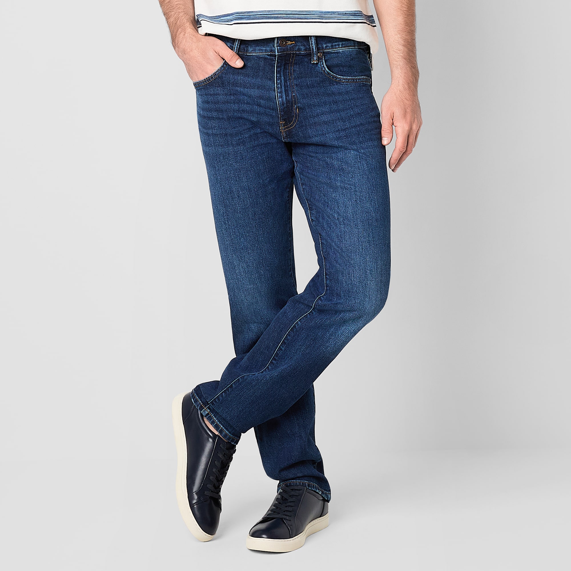 mutual weave Vintage Mens STRETCH FABRIC Straight Leg Jean