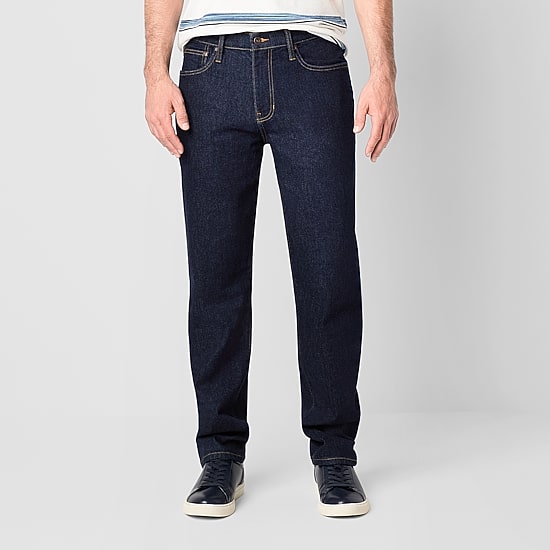 mutual weave Vintage Mens Stretch Fabric Straight Leg Jean
