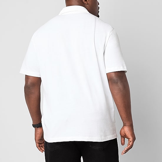 Shaquille O'Neal XLG™ Mens Short Sleeve Big and Tall Camp Shirt