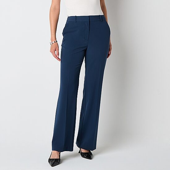 Worthington Womens Modern Curvy Trouser