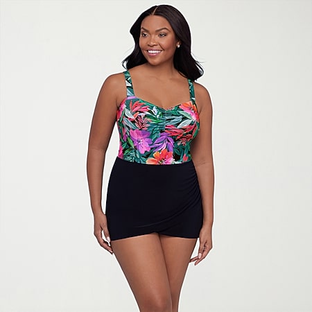 jcp swim dress Women's Dresses Swimwear Coverage Plus Size Swim Dresses |