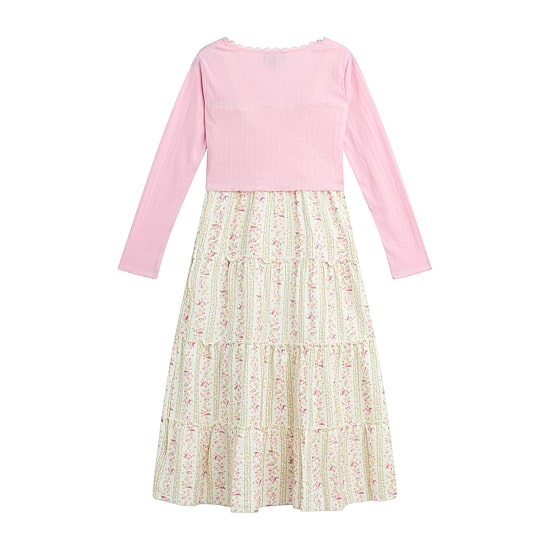 by&by girl Big Kid Girls Floral 2-pc. Dress Set
