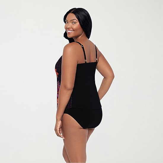 Trimshaper Womens Floral Tankini Swimsuit Top