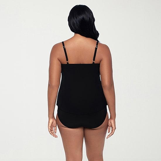 Trimshaper Womens Floral Tankini Swimsuit Top