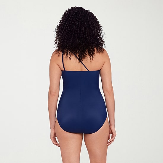Trimshaper Womens Argyle Moderate Coverage One Piece Swimsuit
