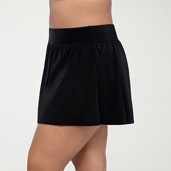 Trimshaper Womens Plus Swim Skirt