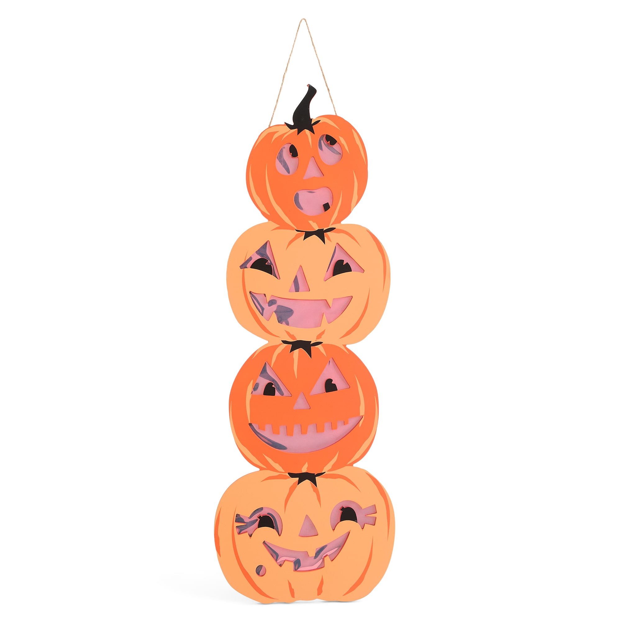 Layerings 48" Jack-O-Lantern Halloween Porch Sign