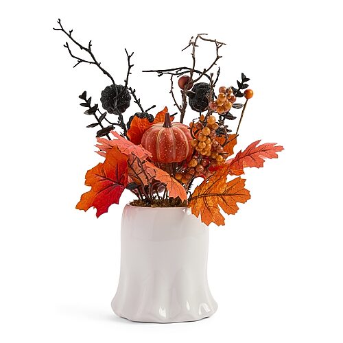 Layerings Floral Arrangement In Orange