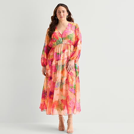 robbie bee silk dress Robbie Bee Y2K Dress Womens 12 L Green Silk Lined Maxi Tank Abstract Print  Boho