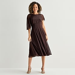 jc penney cocktail dresses Boutique + Long Sleeve Cold Shoulder Velvet Bodycon Dress, Womens Plus, Red, Size 1x