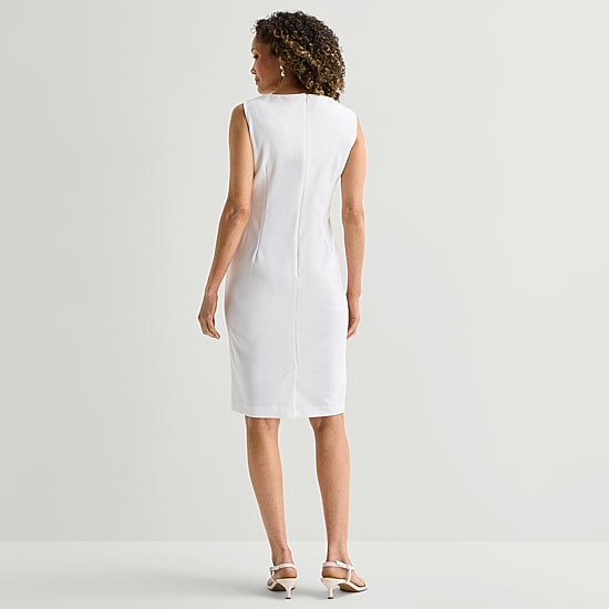 Maya Brooke Womens Lace Embellished Jacket Dress