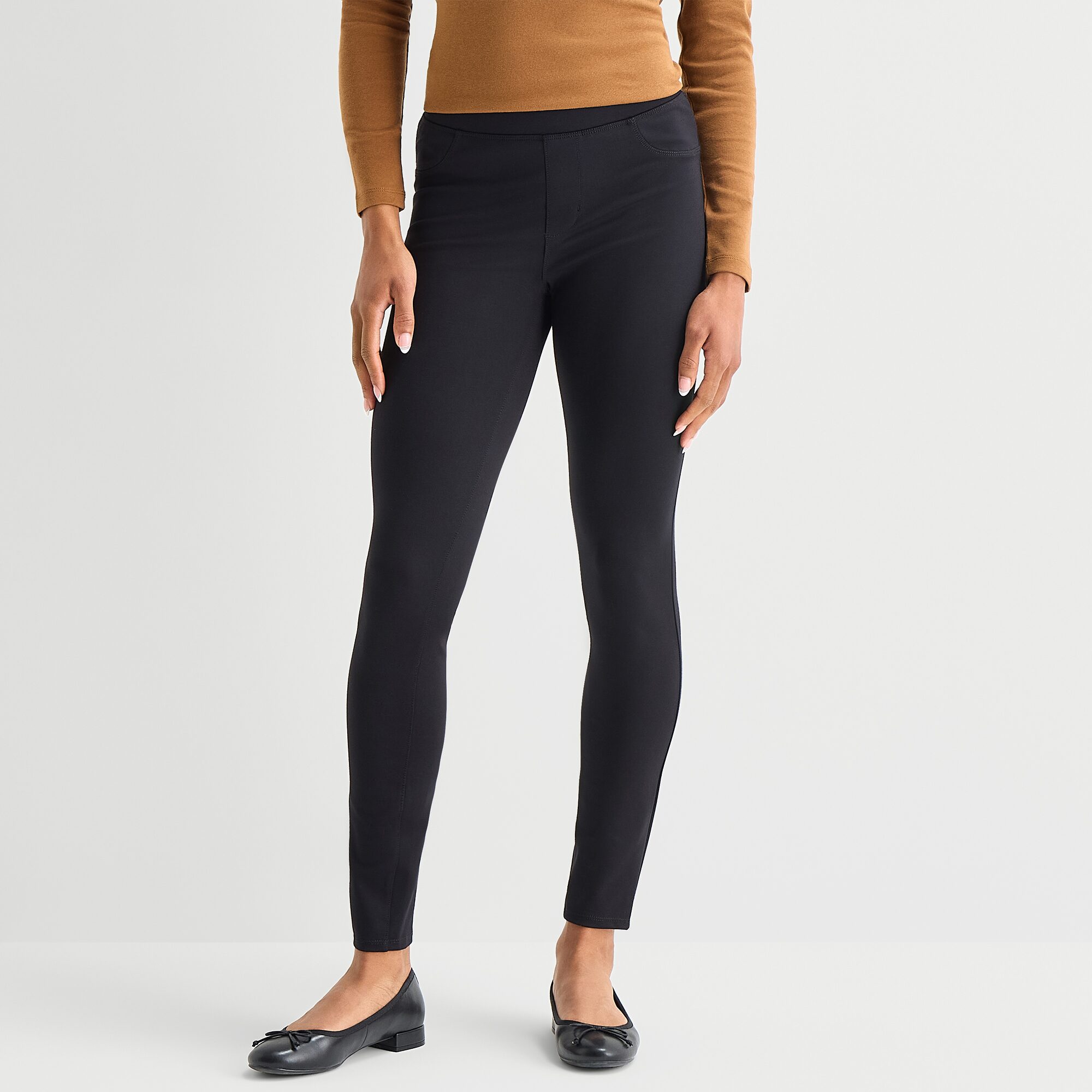 St. John's Bay Womens 32" Skinny Tall Full Length Leggings