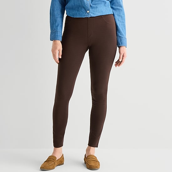 St. John's Bay Womens 32" Skinny Tall Full Length Leggings