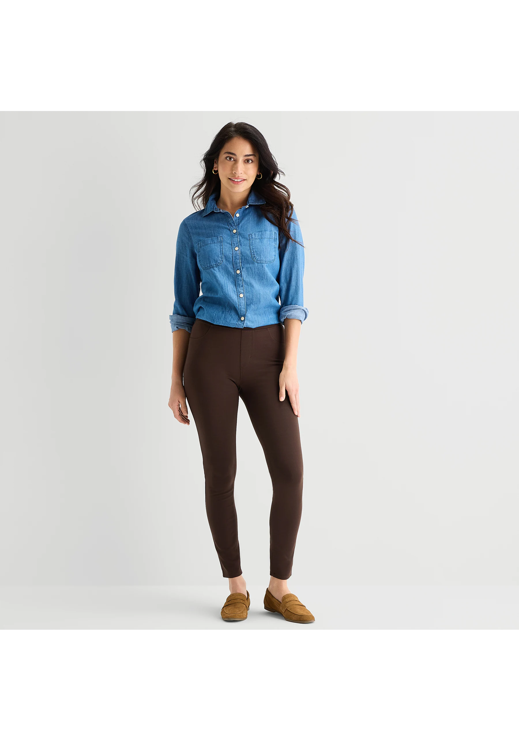 St. John's Bay Womens 32" Skinny Tall Full Length Leggings by JCPenney