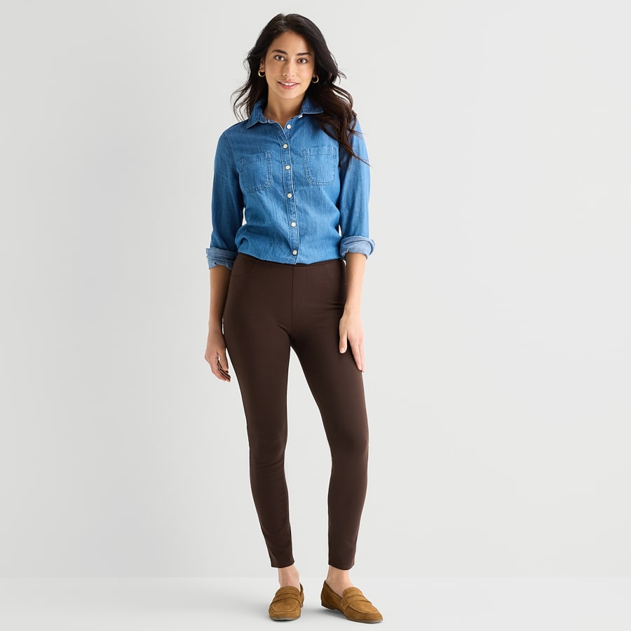 St. John's Bay Womens 32" Skinny Tall Full Length Leggings by JCPenney