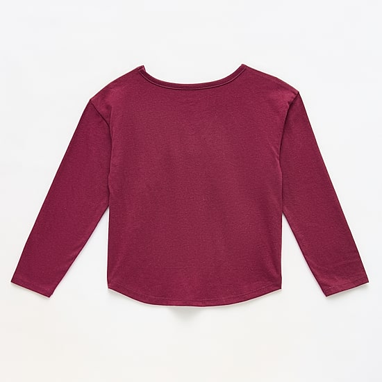Okie Dokie Toddler & Little Girls Round Neck Long Sleeve T-Shirt