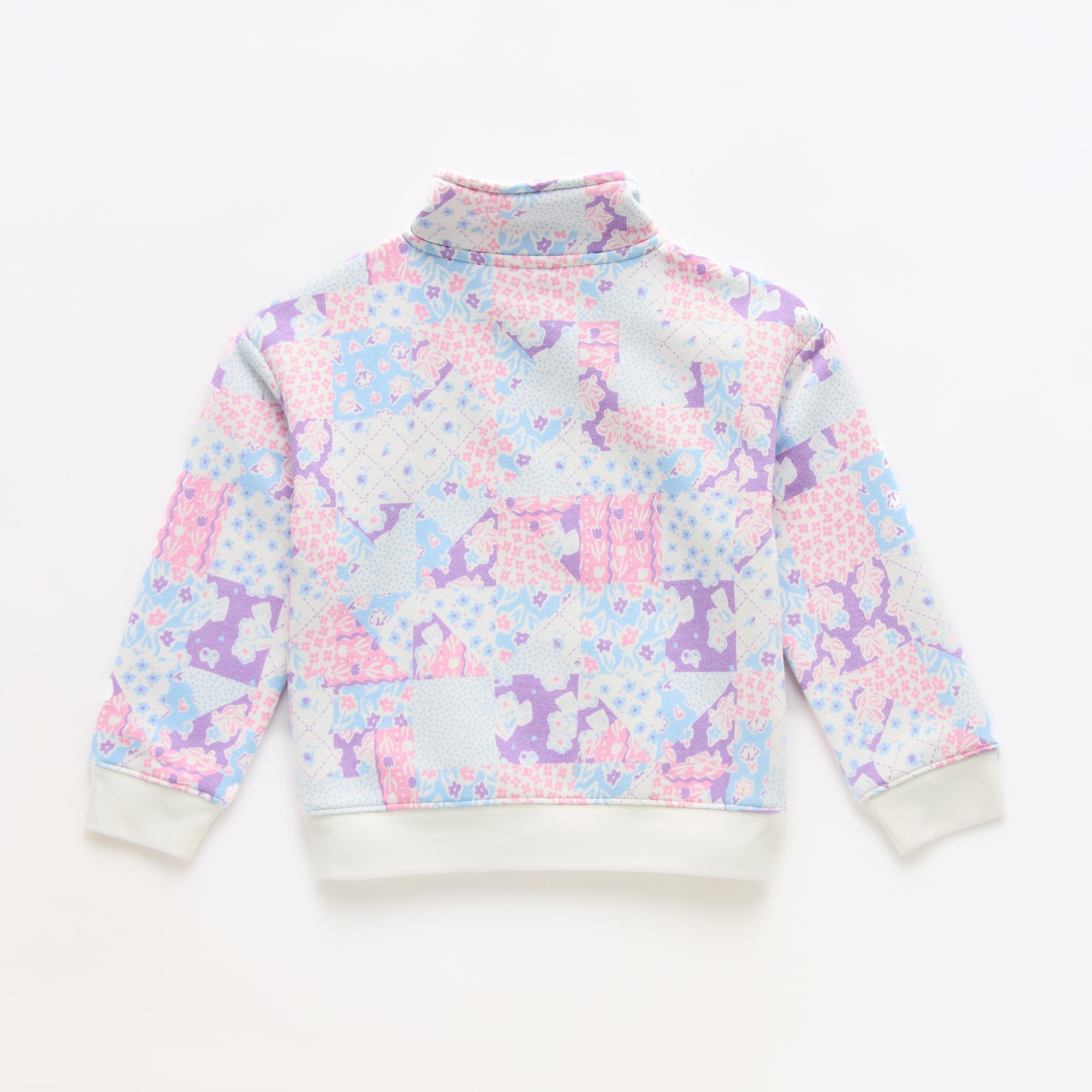 Okie Dokie Toddler & Little Girls Long Sleeve Fleece Casual Quarter-Zip Pullover