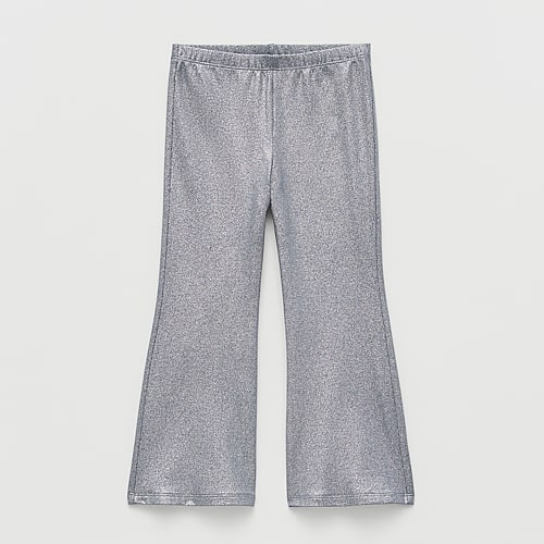 Okie Dokie Toddler & Little Girls Flare Full Length Leggings, 18 Months, Gray