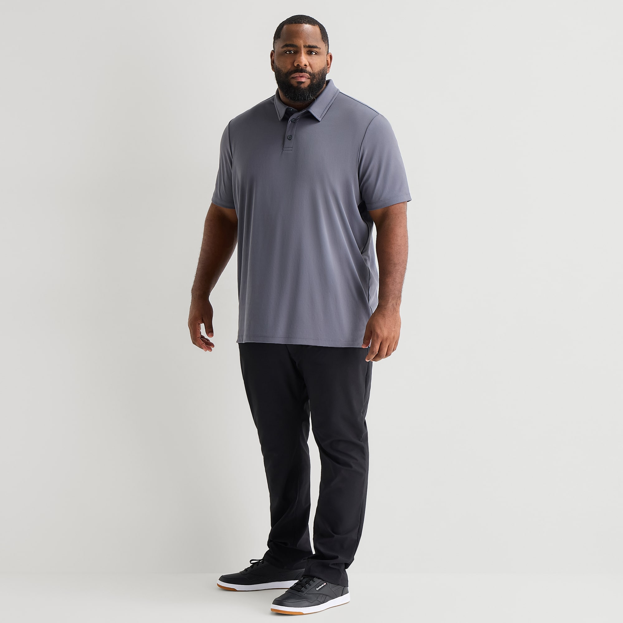 Stylus Big and Tall Mens Regular Fit Short Sleeve Polo Shirt
