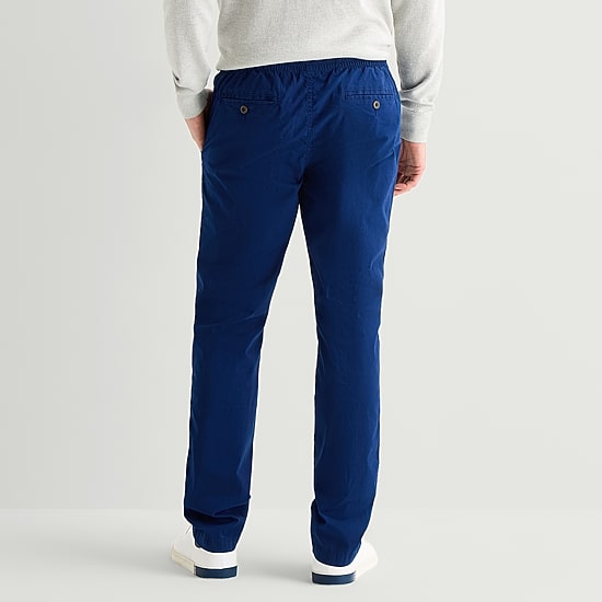St. John's Bay Lightweight Pull On Mens Straight Fit Flat Front Pant