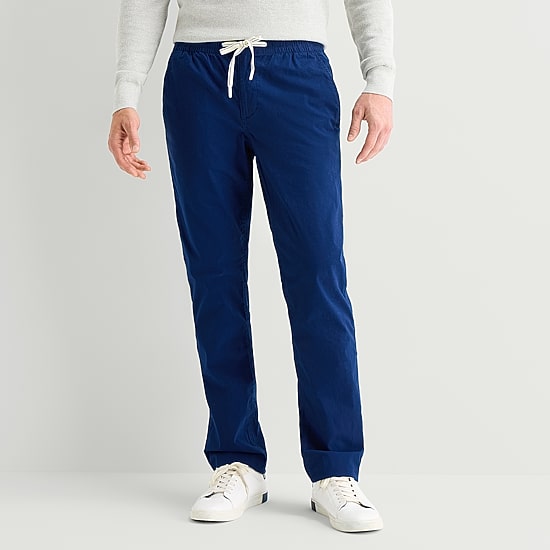 St. John's Bay Lightweight Pull On Mens Straight Fit Flat Front Pant