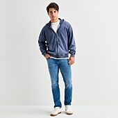 Arizona Mens Stretch Fabric Straight Leg Jean