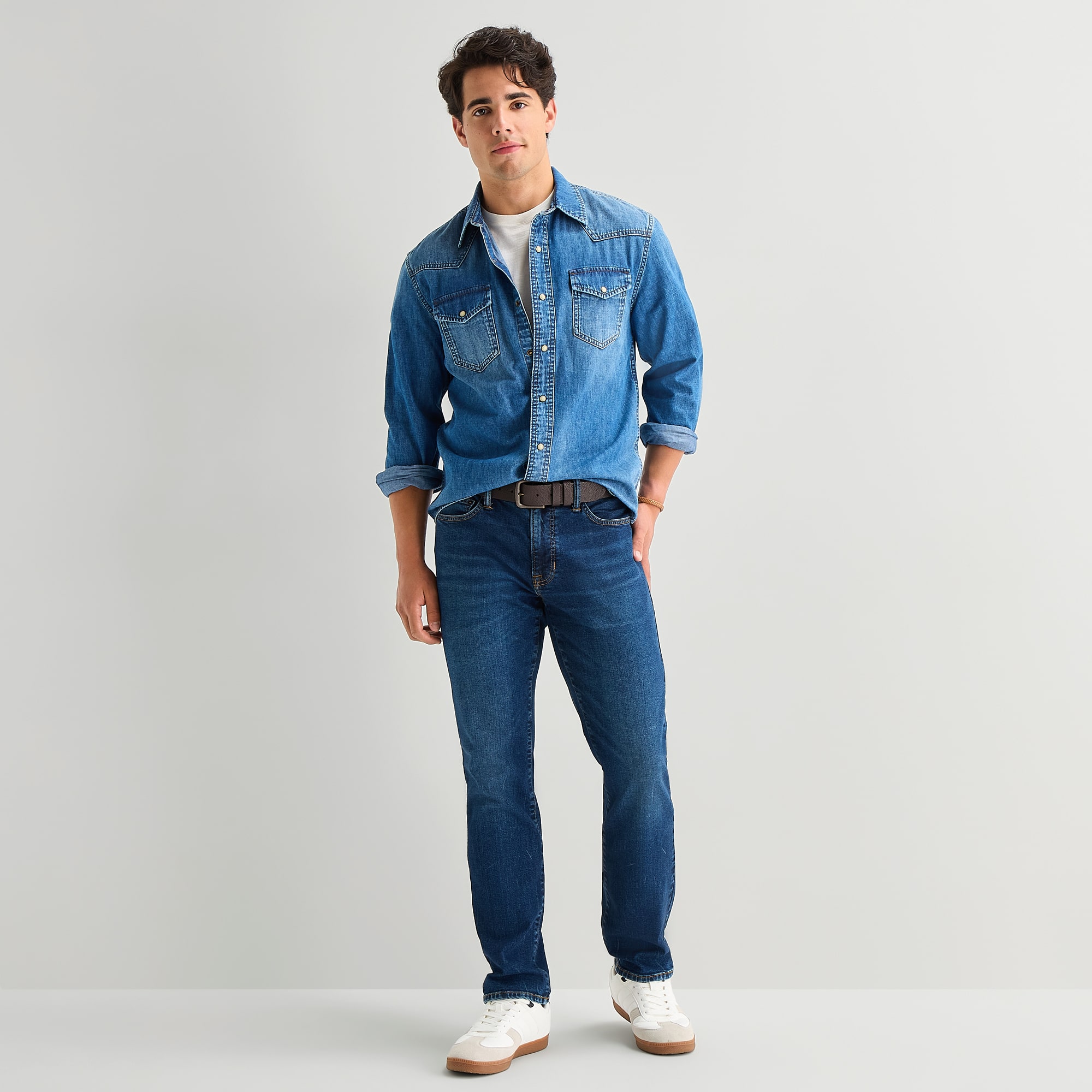 Arizona Mens Advance Flex 360 Athletic Taper Fit Jean